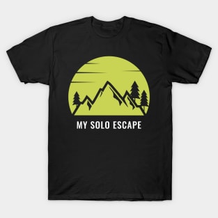 My Solo Escape, Solo Traveling, Solo Adventure T-Shirt